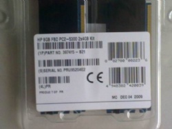 497765-B21	4GB REG PC2-6400 (2*2G)